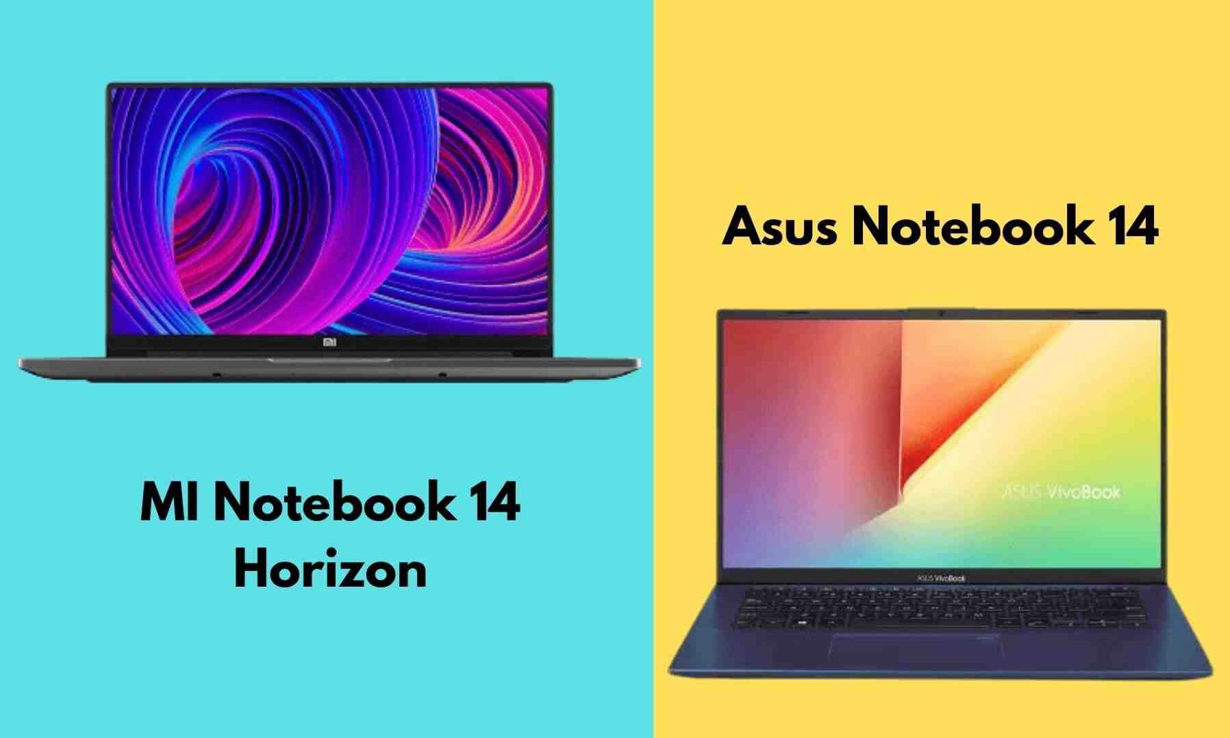 Mi Notebook 14 Horizon vs Asus Vivobook 14
